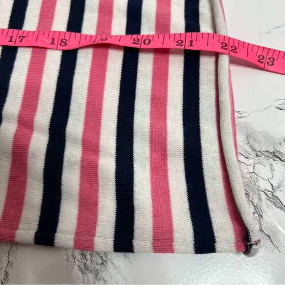 ATM Striped Long Sleeve Sweater Knit Top Cotton Pink Blue White Size XS - Picture 6 of 10